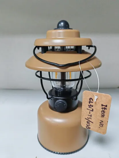 Retro Camping Lantern LED Hanging Lamp USB Charging Tent Lights