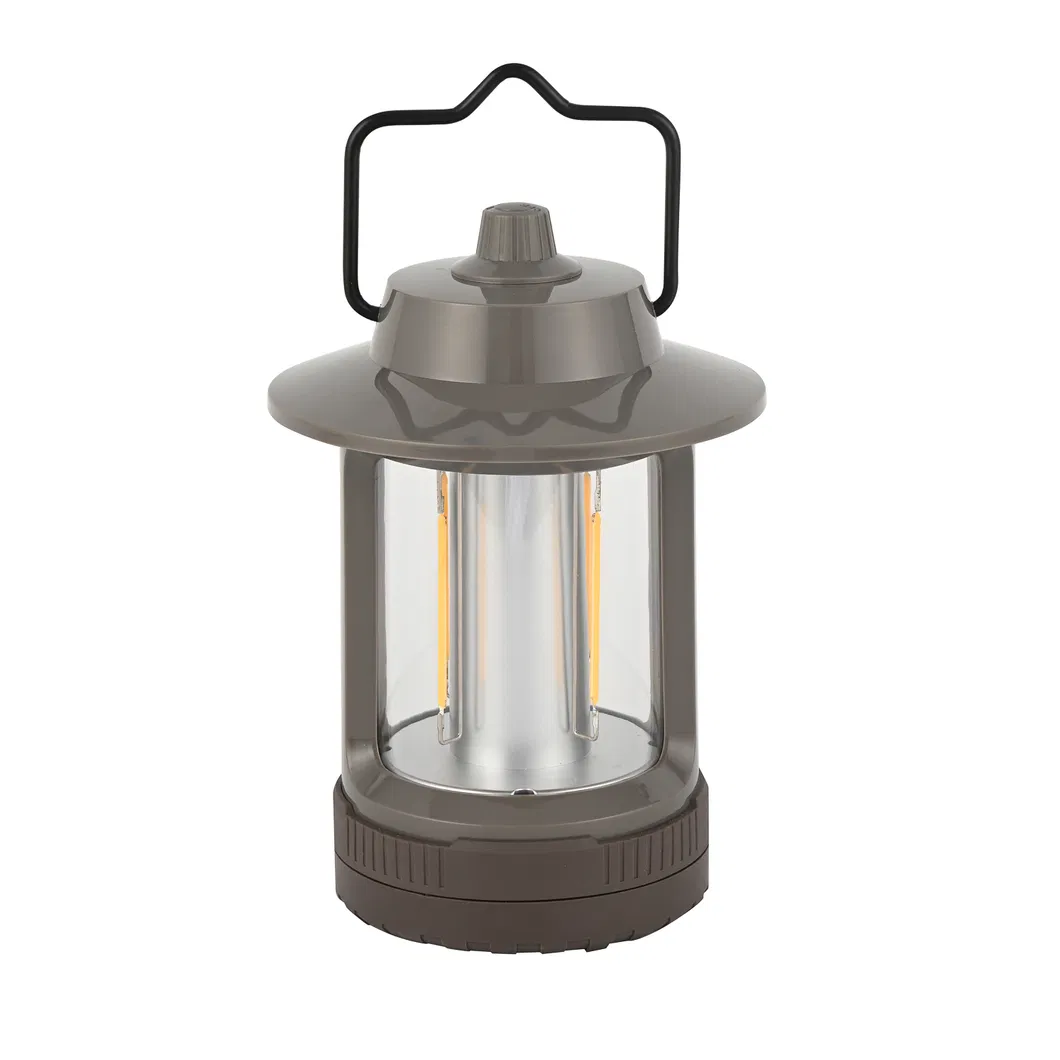 Rechargeable LED Tungsten Camping Light/ LED Tungsten Lantern with USB for Hiking, Fishing