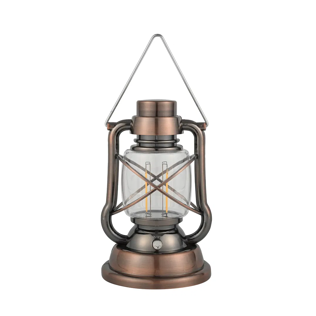 Retro-Style LED Flame Lantern Perfect for Camping and Hiking / Retro LED Tungsten Light for Camping