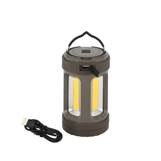 USB Rechargeable COB Camping Lantern for Outdoor / Bright and Portable COB Camping Lantern with USB Charging