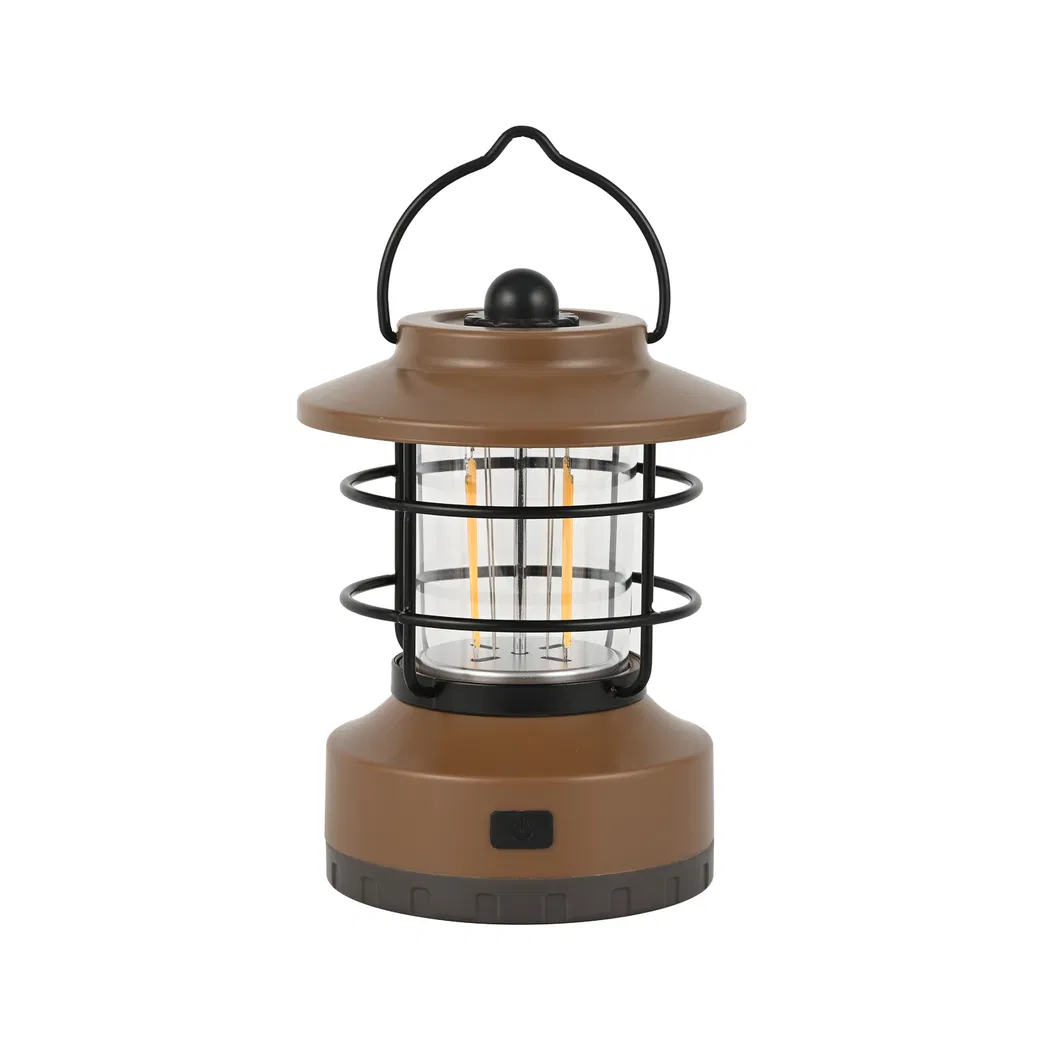 Tungsten LED Camping Lantern Small Size Easy Hanging Camping Light for Hiking