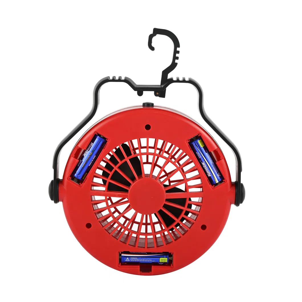 Smart Camping Fan with LED Light /Camping LED Lanterns with Fan for Hiking