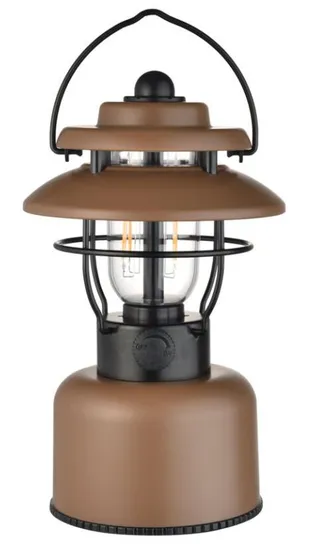 Retro Camping Lantern LED Hanging Lamp USB Charging Tent Lights