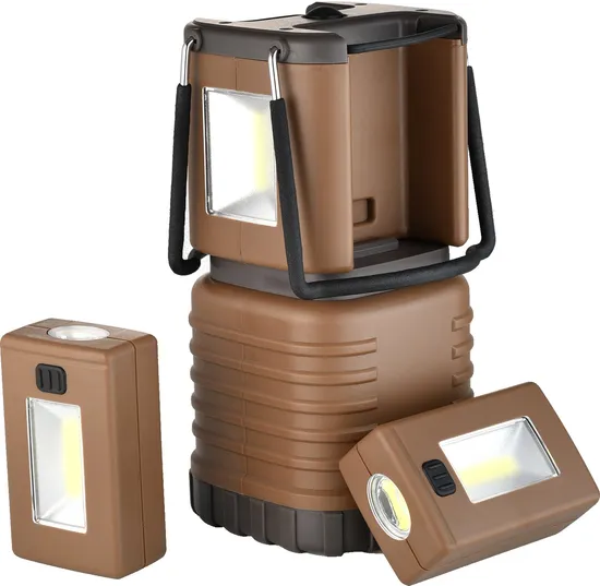 Versatile Portable LED Flashlight and Torch for Outdoor Adventures / LED Camping Light with Booklight