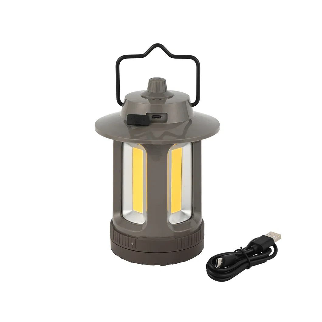 Portable COB Camping 0-100% Dimming Lights / LED Camping Lantern / COB Camping Lamp