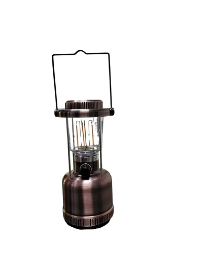 Classic Retro Battery Camping Light with Tungsten Bulb