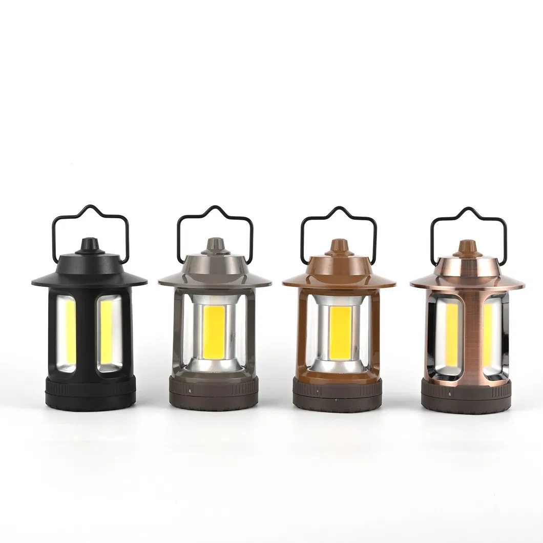 Portable COB Camping 0-100% Dimming Lights / LED Camping Lantern / COB Camping Lamp