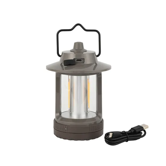 Rechargeable LED Tungsten Camping Lanterns/ LED Tungsten Lantern with USB for Hiking, Fishing