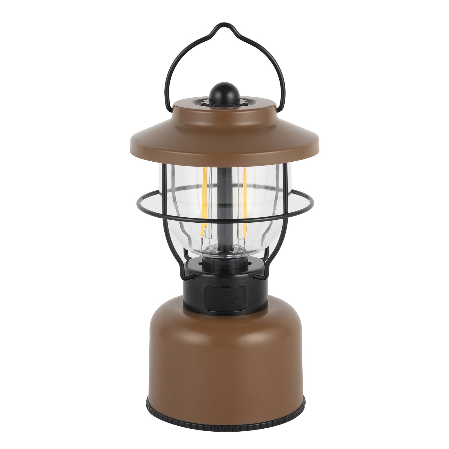 Rechargeable Camping Lantern with Double Light Source #CL318-TS/USB