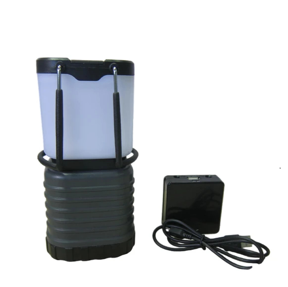 LED Camping Light with Power Bank #CL296-Milky/PB