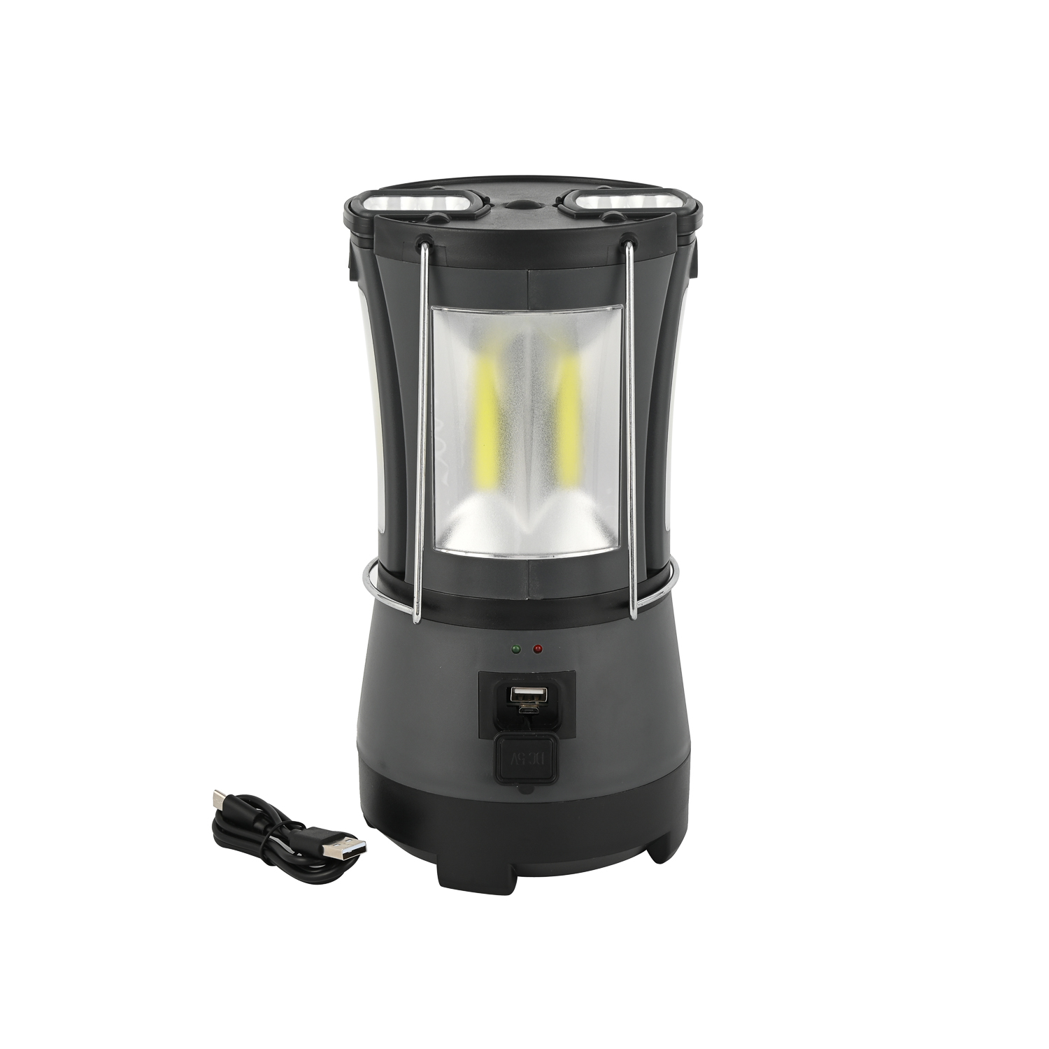 Factory Supply Multifunctional Rechargeable Emergency COB Lantern with 2 Removeable Torch Camping Light # CL270-COB/USB