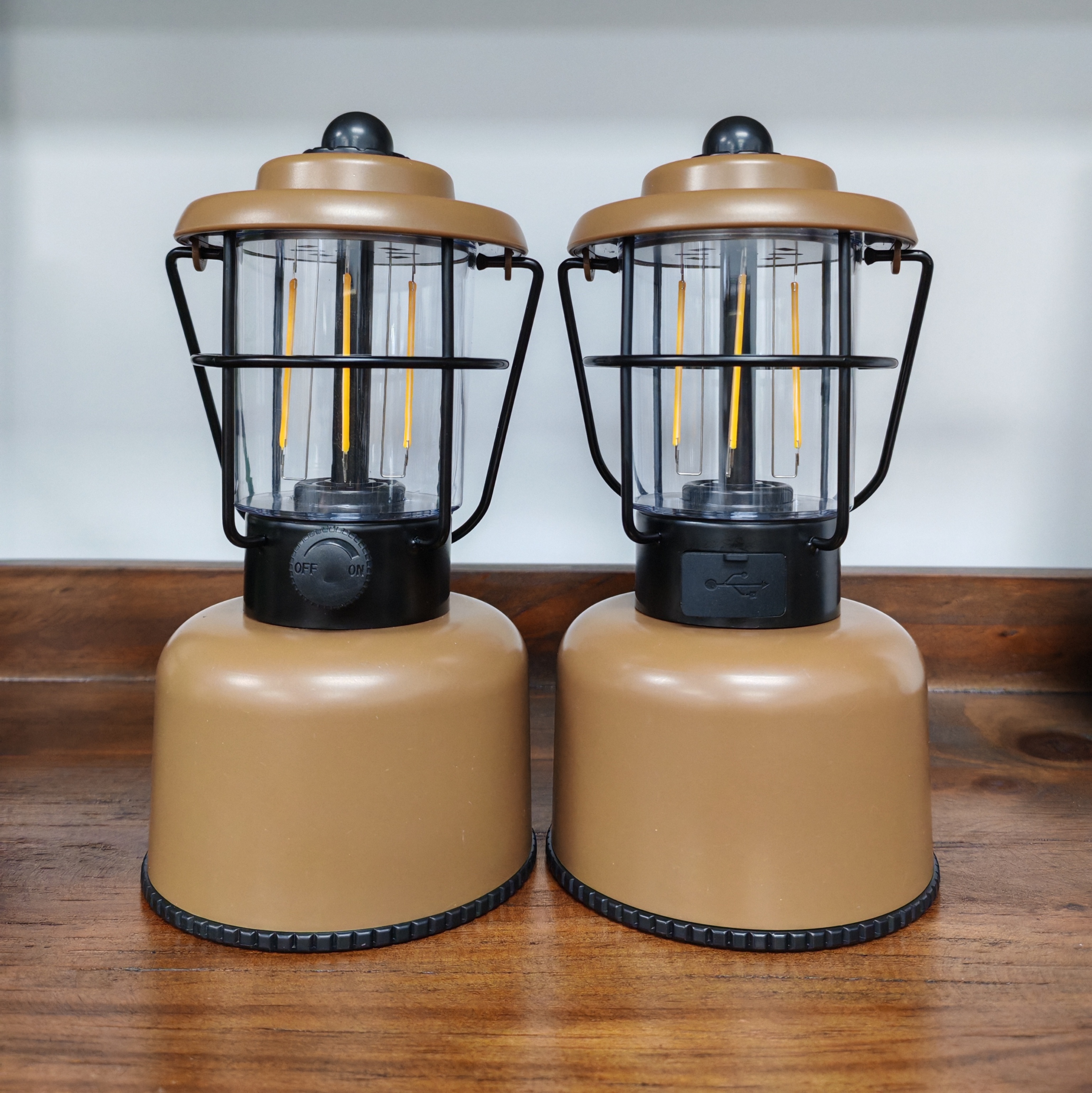 Rechargeable Camping Lantern with Double Light Source #CL319-TS