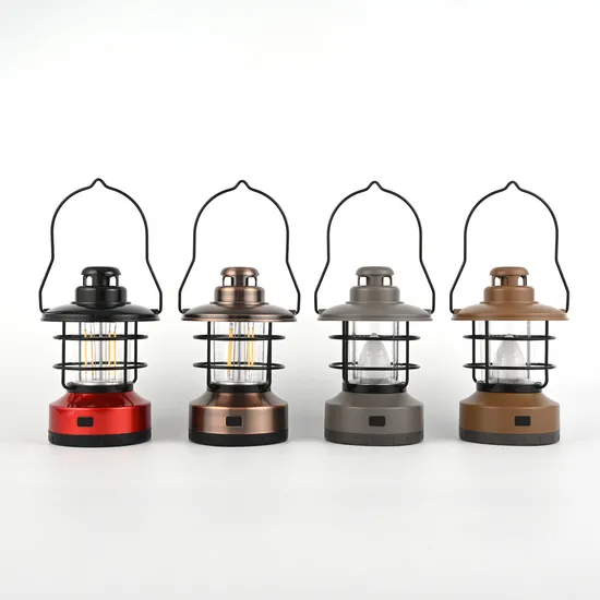 Bright Tungsten LED Lanterns for Camping and Hiking Trips with USB Charging / Outdoor Use for Hiking