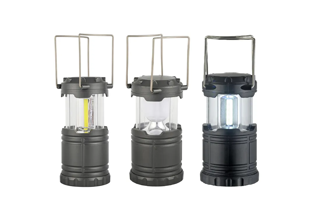 High Brightness LED Camping Lanterns with Adjustable Size for Hiking, Fishing