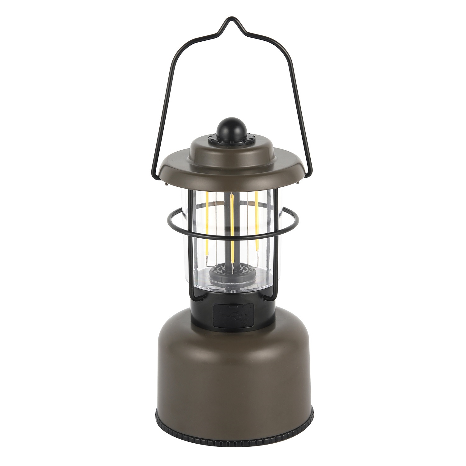 Rechargeable Camping Lantern with Double Light Source #CL319-TS/USB