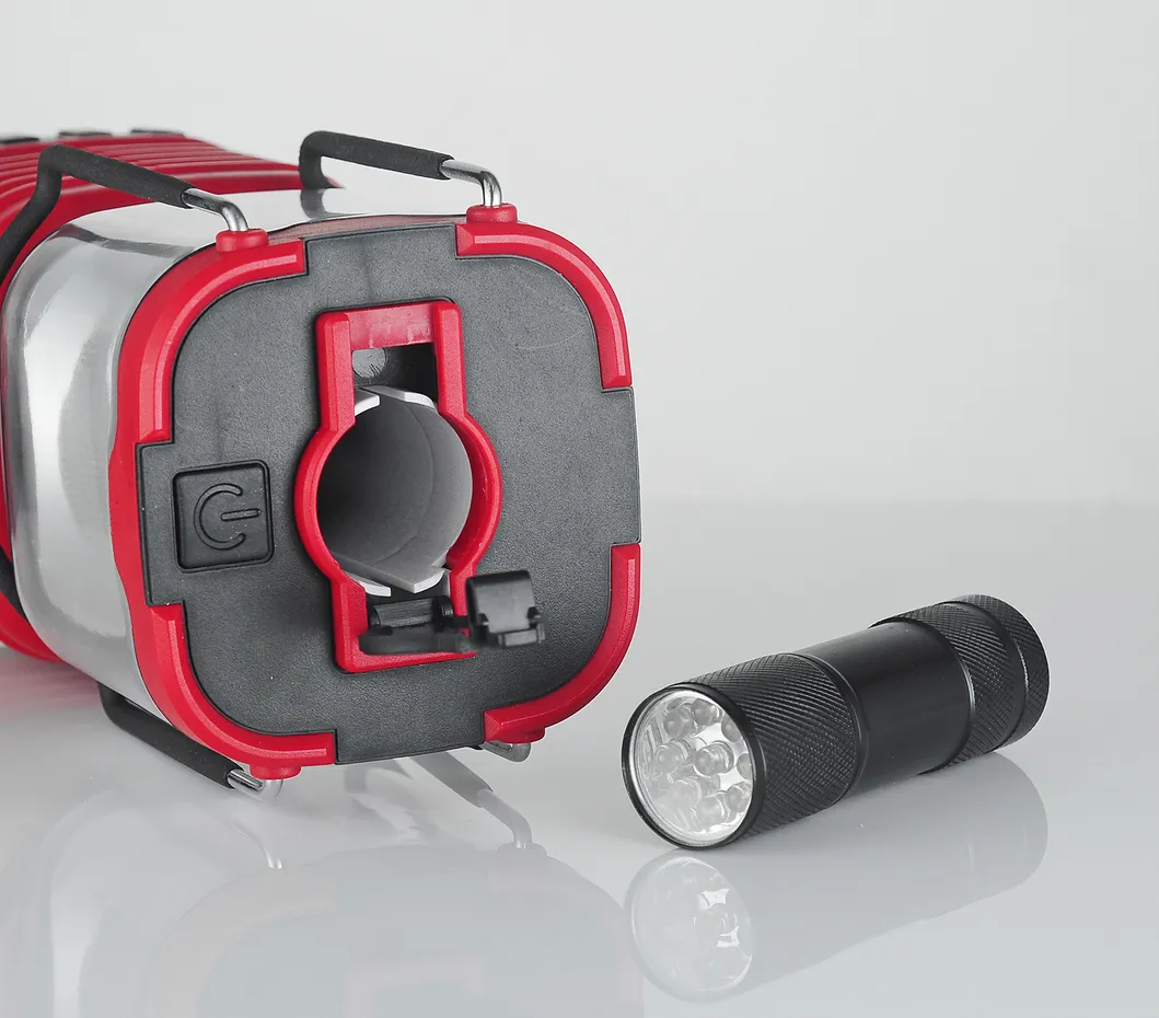 Portable Rechargeable LED Camping Light Featuring Powerful Torches