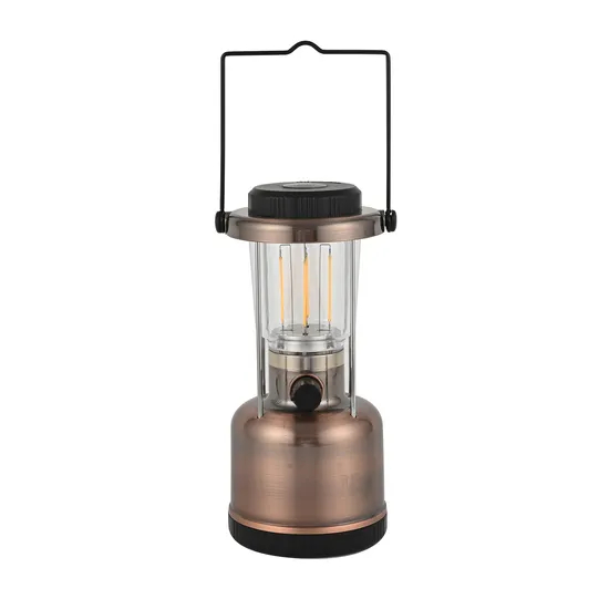 Classic Retro Battery Camping Light with Tungsten Bulb