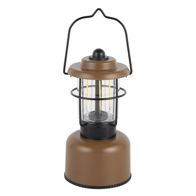 Rechargeable Camping Lantern with Double Light Source #CL319-TS/USB