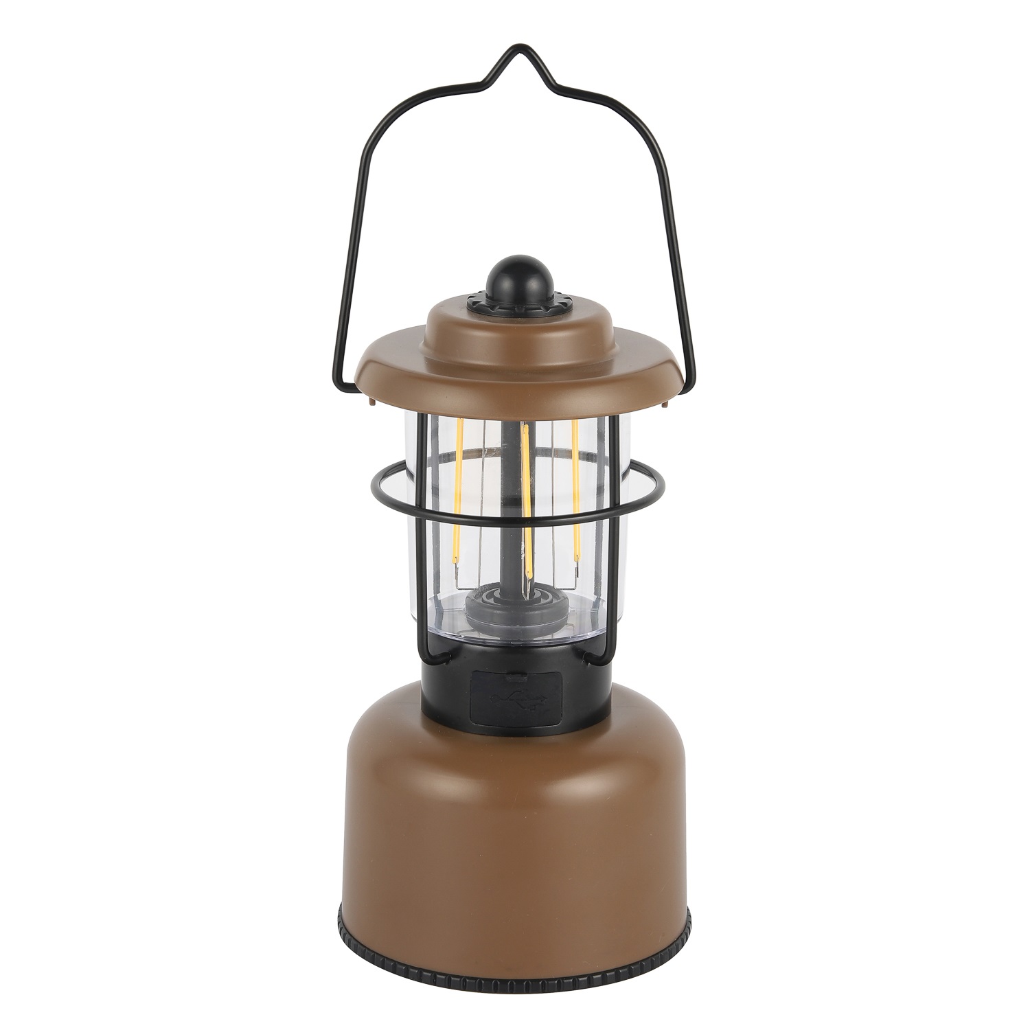 Rechargeable Camping Lantern with Double Light Source #CL319-TS/USB
