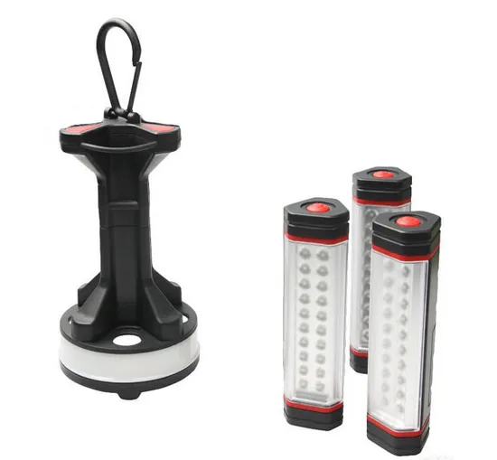 Portable Detachable Flashlight and Dual Light Combo System