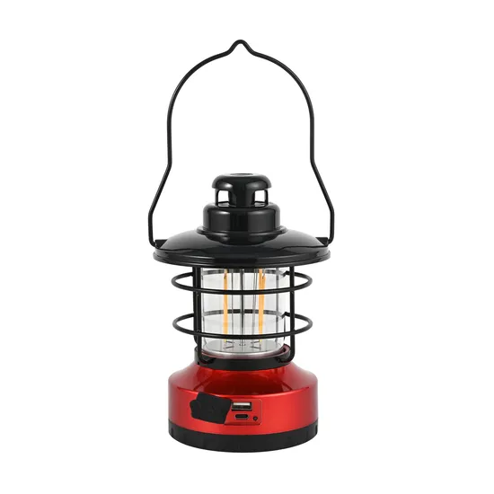 Bright Tungsten LED Lanterns for Camping and Hiking Trips with USB Charging / Outdoor Use for Hiking