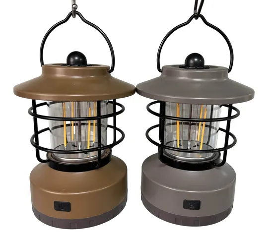 Tungsten LED Camping Lantern Small Size Easy Hanging Camping Light for Hiking