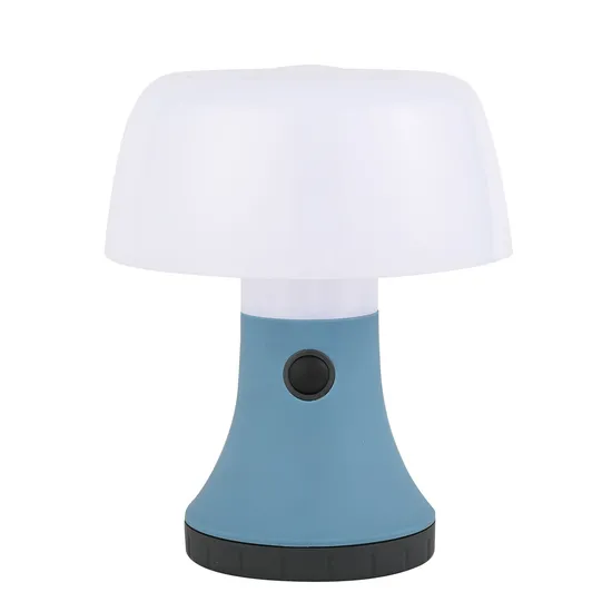 Portable Battery Operated Mushroom Lamp Table Lamps Battery 3xaa Lamp for Home Office Bedroom Outdoor