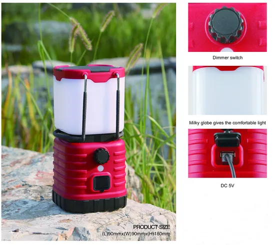 Hot Selling LED Portable Camping Light with USB Cahrging for Outdoor Use /Fishing /Hiking/LED Camping Lantern