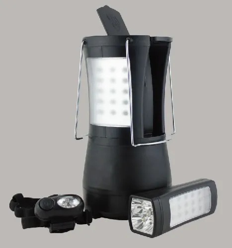 Rechargeable Hanging Camping Light for Hiking Portable LED Camping Lantern with Torch and Headlight