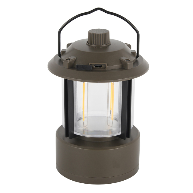 Rechargeable Camping Lantern with Double Light Source #CL318-TS/USB
