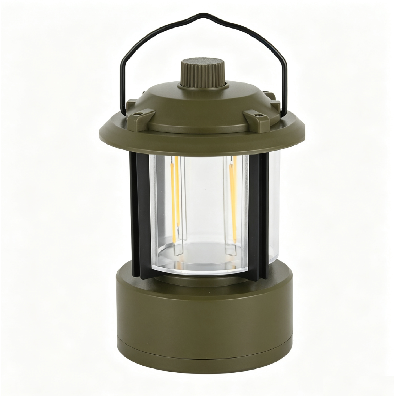 Rechargeable Camping Lantern with Double Light Source #CL318-TS/USB
