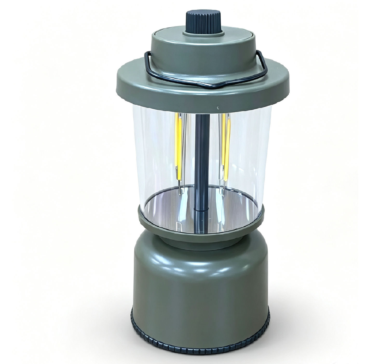 Rechargeable Camping Lantern with Double Light Source #CL327-TS/USB
