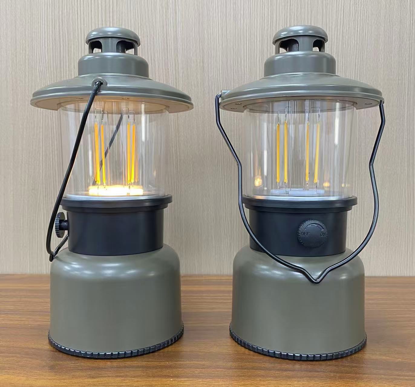 Rechargeable Camping Lantern with Double Light Source #CL325-TS/USB