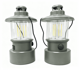 Rechargeable Camping Lantern with Double Light Source #CL326-TS/USB