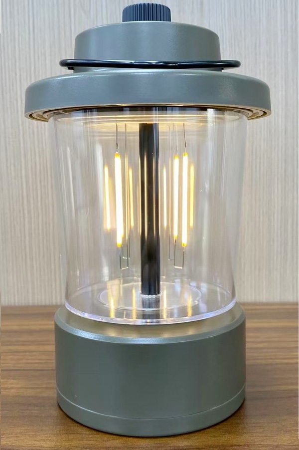Rechargeable Camping Lantern with Double Light Source #CL324-TS/USB