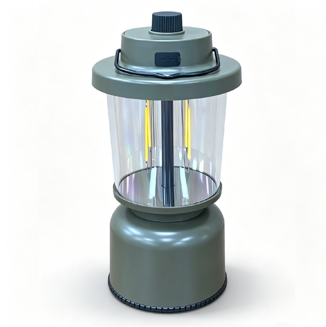 Rechargeable Camping Lantern with Double Light Source #CL327-TS/USB