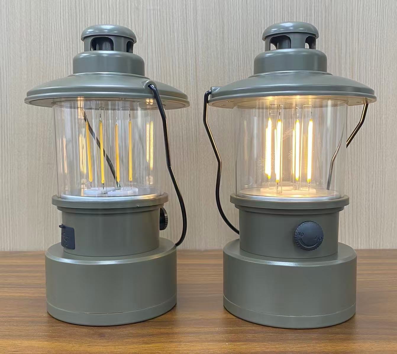 Rechargeable Camping Lantern with Double Light Source #CL326-TS/USB