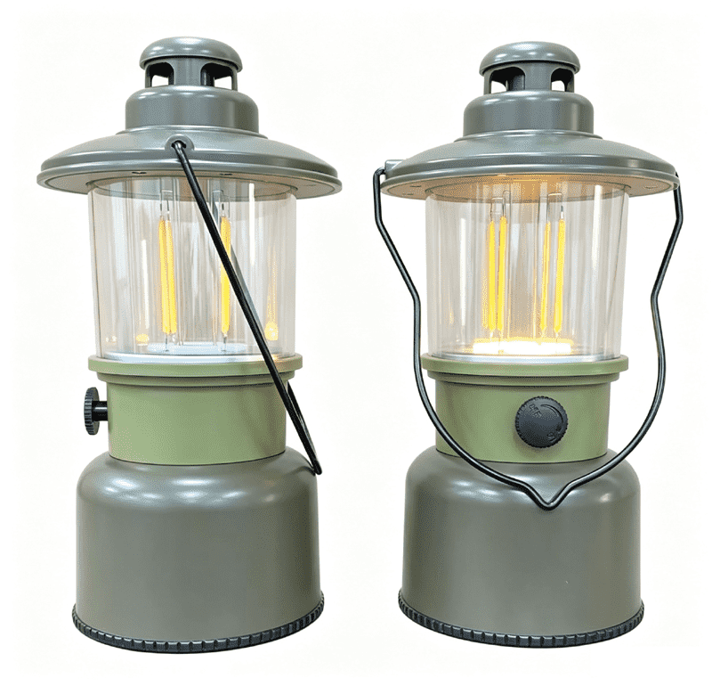 Rechargeable Camping Lantern with Double Light Source #CL325-TS/USB