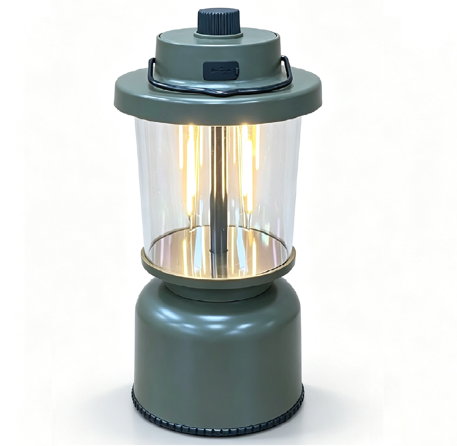Rechargeable Camping Lantern with Double Light Source #CL327-TS/USB