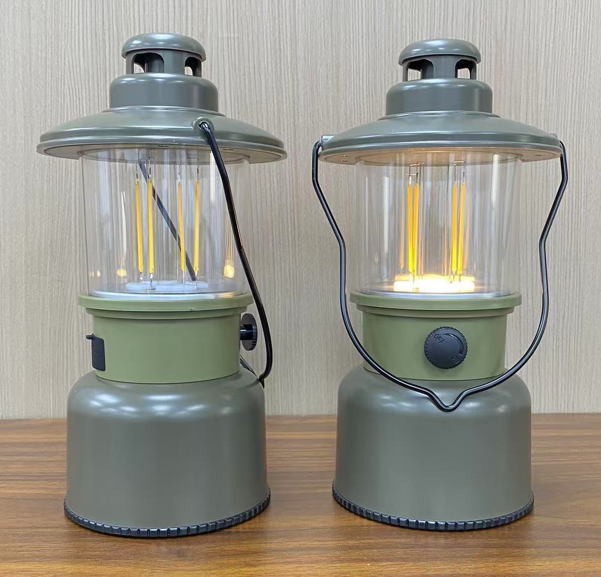 Rechargeable Camping Lantern with Double Light Source #CL325-TS/USB