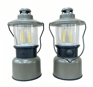 Rechargeable Camping Lantern with Double Light Source #CL325-TS/USB